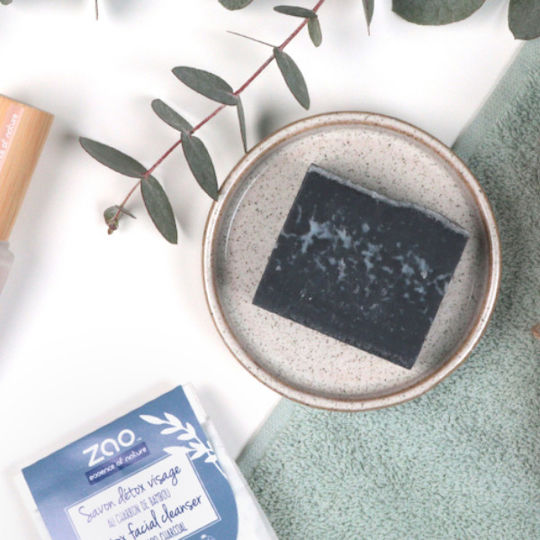 Zao Organic Makeup Facial Cleansing Soap Bar for Oil Control and Against Imperfections 70g