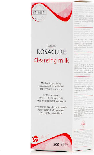 Synchroline Rosacure Emulsie Demachiant Facial pentru Reducerea Roșeții și Acțiune Hidratantă 200ml