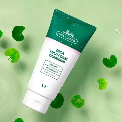 VT Cosmetics Cica Gesichtsreiniger Schaumstoff Für Kontrolle der Fettigkeit & Feuchtigkeitsspendende Wirkung 300ml