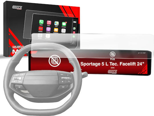 Grizzglass Film Mat Mat Protecție Cardisplay Kia Sportage 5 L Tec Facelift 24" 2025