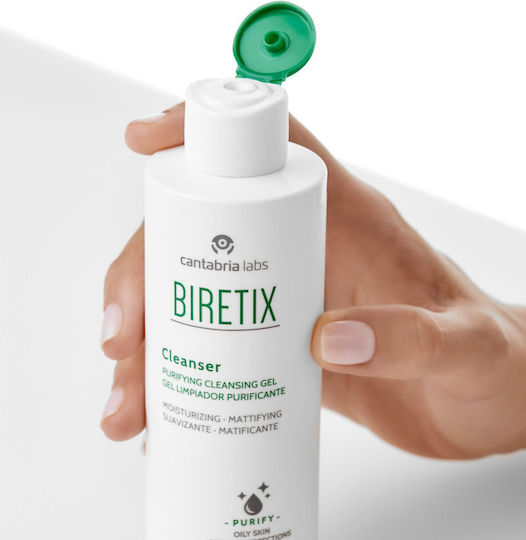 Cantabria labs Biretix Facial Cleansing Gel for Oil Control & Antioxidant Action 200ml