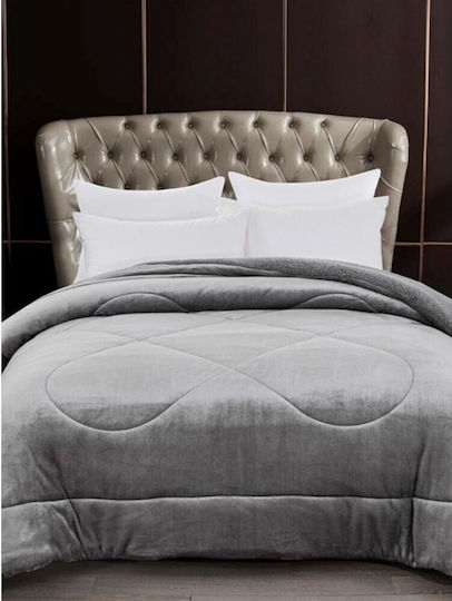 Sunshine Κουβερτοπάπλωμα Υπέρδιπλο 240x220εκ. Light Grey