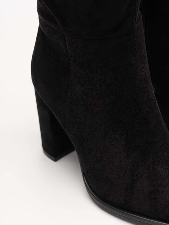 Suede Γυναικείες Μπότες Μαύρες