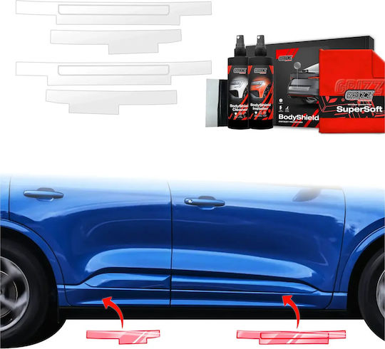 Grizzglass Protective Film Door Sills Grizzglass Bodyshield Ford Kuga St-line X Facelift 2024-2025 4in1