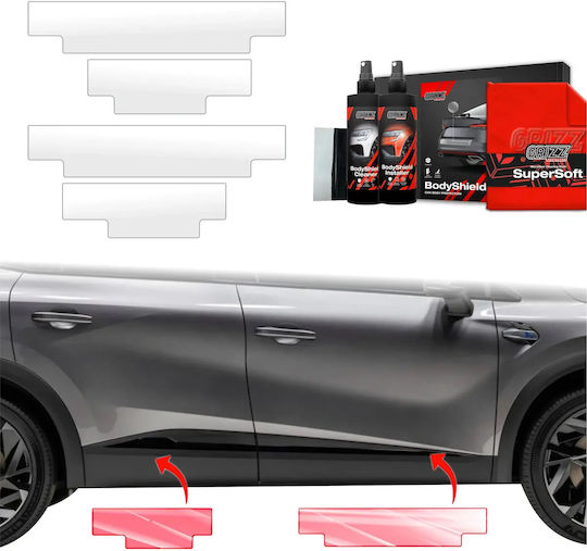 Grizzglass Protective Film Sill Grizzglass Bodyshield Renault Captur 2024-2025 4w1