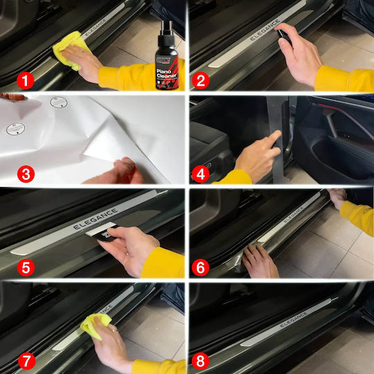 Grizzglass Protective Film Sill Grizzglass Bodyshield Renault Captur 2024-2025 4w1