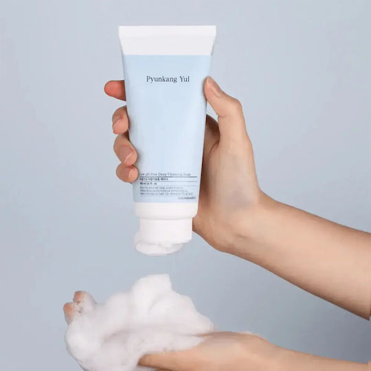 Pyunkang Yul Low pH Pore Deep Cleansing Foam Facial Cleanser for Oil Control & Antioxidant Action 100ml