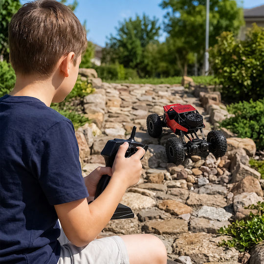 MalPlay Remote-Controlled Car 4WD Red