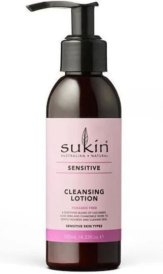 Sukin Naturals Sensitive Facial Cleansers Makeup Remover Lotion 125ml