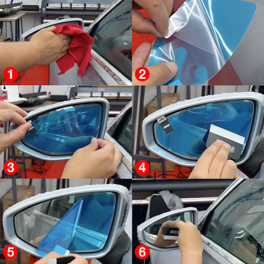 Grizzglass Rain Protection Film Mirrors Grizzglass Zerodrop Audi A6 C6 2004-2008