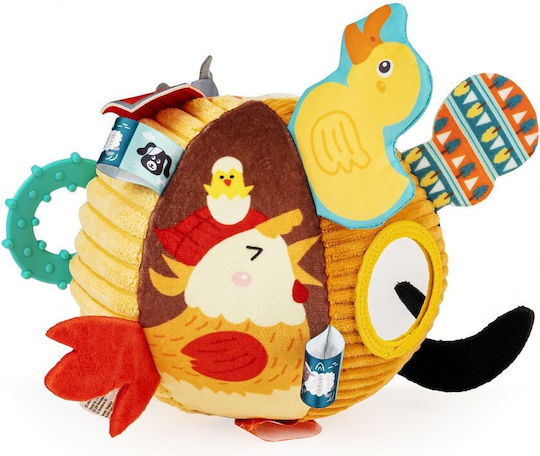 Cangaroo Minge Jollybaby Farm Deluxe din Material Textil pentru Nou-Născuți