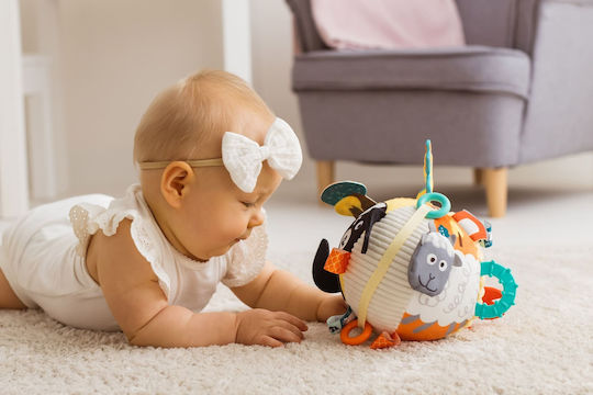 Cangaroo Minge Jollybaby Farm Deluxe din Material Textil pentru Nou-Născuți
