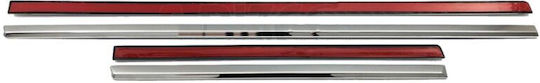 S-dizayn Protections for Car Doors Side Door Protective Trim Vw Amarok 2H 2010 Chrome 8pcs 8pcs Silver