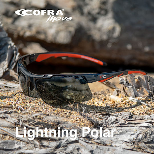 Γυαλιά Πολωτικά Προστασίας Cofra Lightning Polar Orange