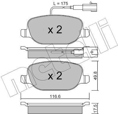 Τακακια Οπις Alfa Romeo Giulietta 511140-49