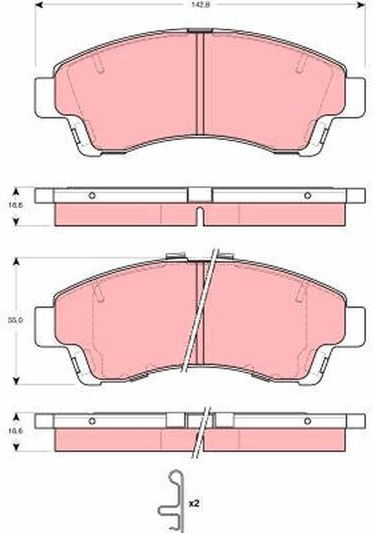 Τακακια Εμπρ Mazda B-serie 4100-199