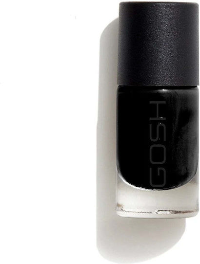 Gosh Lac De Unghii Lucios Negru 8ml
