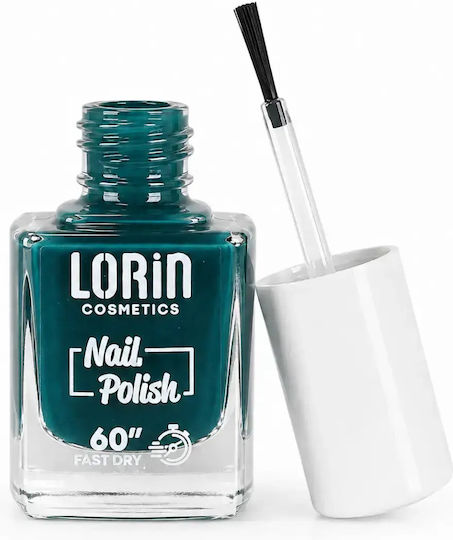 Schnelltrocknender Nagellack 60" Glänzendes Petrol Blau 191 13ml