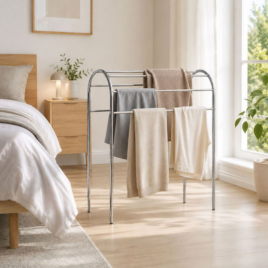 Relaxdays 81.5x78cm Inox Grey