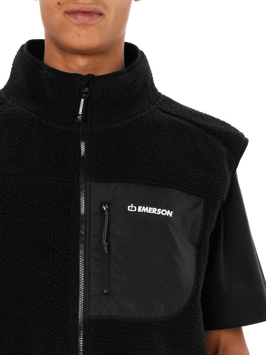 Ανδρική Ζακέτα Fleece Μαύρη