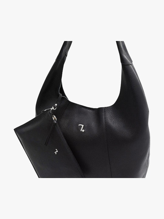 Alkioni Leather Women's Black Shoulder Bag