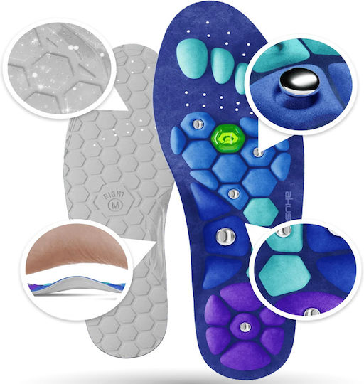 Magnetische Einlegesohlen Für Schuhe Zur Druckpunktmassage Mit Verstellbarer Größe
