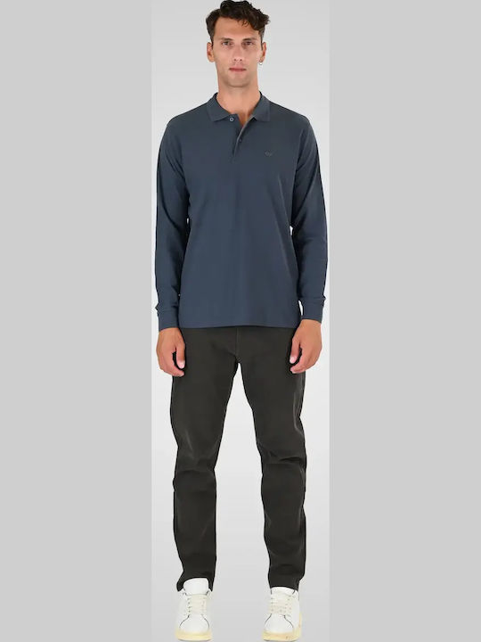 Polo Μπλούζα Μακρυμάνικη Steel Blue