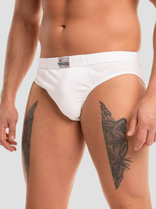 Men's White Slip