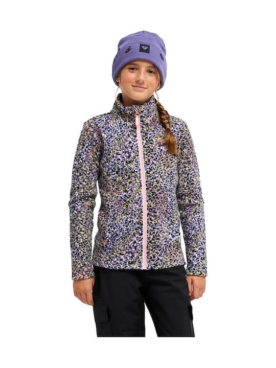 Windyspirit Kids’ Casual Short Jacket Purple