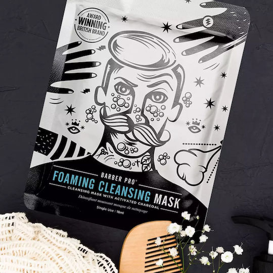 Barber Pro Foaming Cleansing Face Mask 20gr