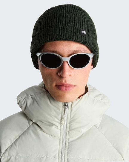 Fisherman Beanie Unisex Knitted Beanie in Green