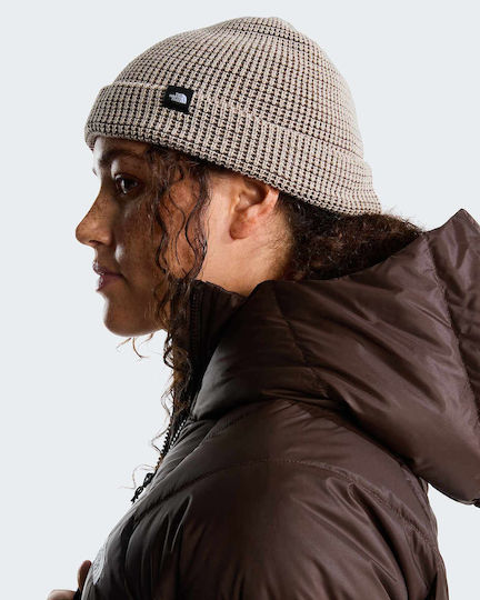 Fisherman Beanie Unisex Knitted Beanie in Brown
