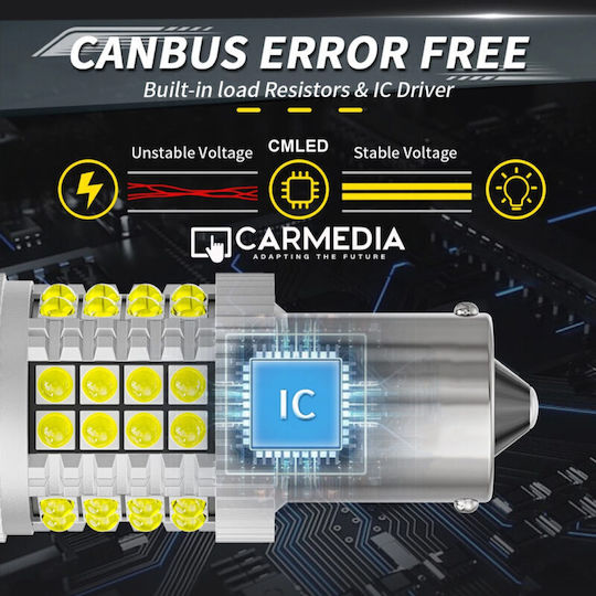 Autolampen Led Carmedia Cmled T20d 40smd