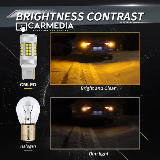 Autolampen Led Carmedia Cmled T20d 40smd