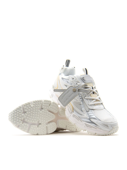 Men's Sneakers Silver-White