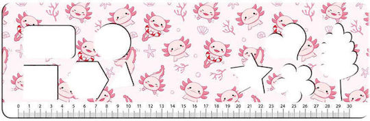 Must Team Zeichenblock Axolotl (Verschiedene Designs)