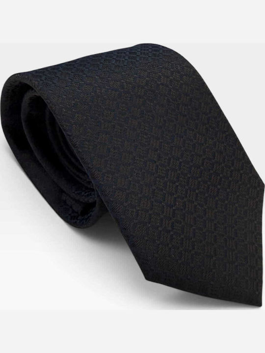 Venturi Men’s Tie Set with Brown Print