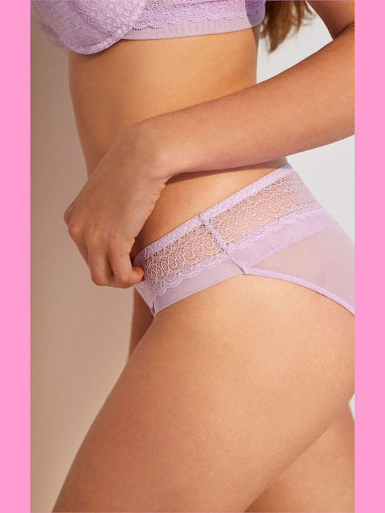 Promise Lace Bra and Slip Underwear Set Green