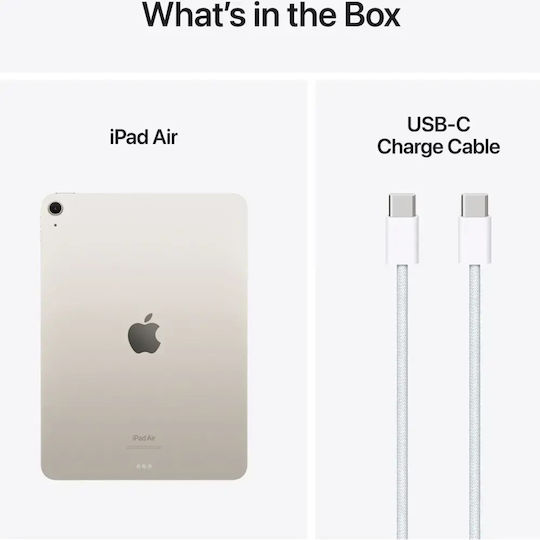 Apple iPad Air M2 (2024) 11" (8GB/1.0TB) Starlight