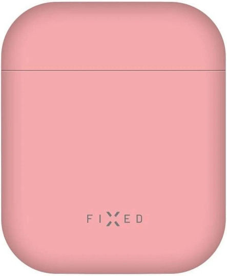 Fixed Silikonhülle in Rosa für Apple AirPods 1/2
