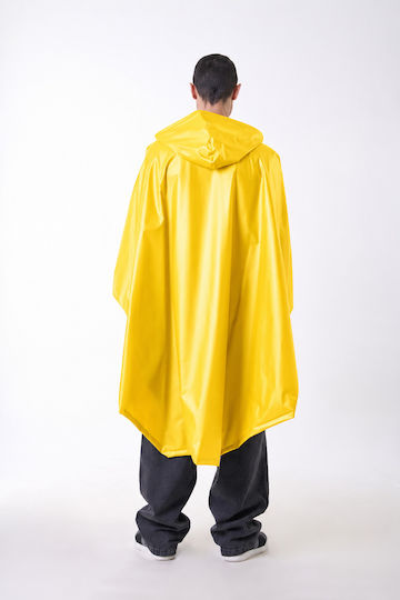 Anorak Jumper Wasserdichter und Winddichter Poncho Gelb