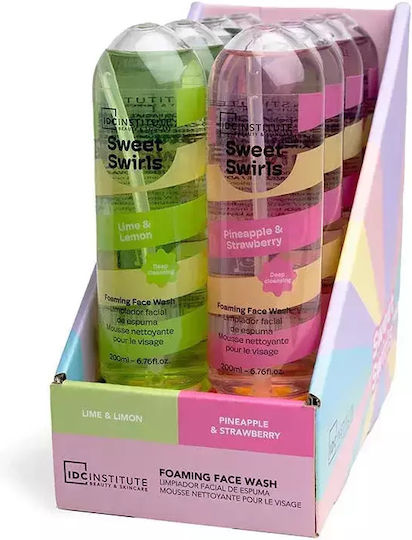 IDC Institute Sweet Swirls Пяна за Почистване на Лице за Блясък 200ml