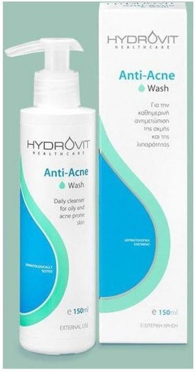 Target Pharma Hydrovit Anti-Acne Face Cleansing Gel for Oil Control & Antioxidant Action 150ml