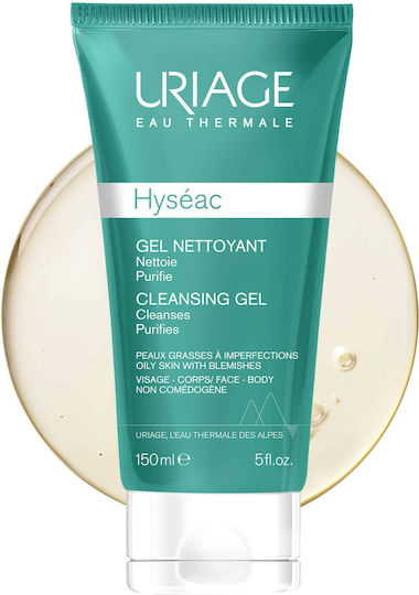 Uriage Hyseac Gel de Curățare a Feței pentru Controlul Sebumului 150ml