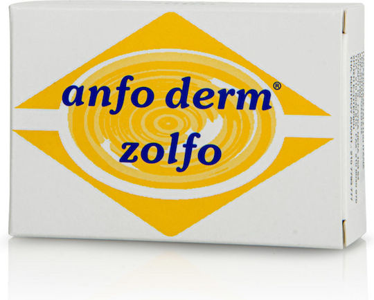 Anfoderm Anfoderm Zolfo Gesichtsreinigung Seife Bar Für Kontrolle der Fettigkeit 100gr