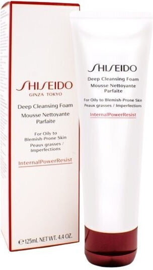 Shiseido Deep Cleansing Schaumstoff Für Fettige Und Unreine Haut Καθαριστικά Προσώπου mit Antioxidativ Und Beruhigung Wirkung 125ml