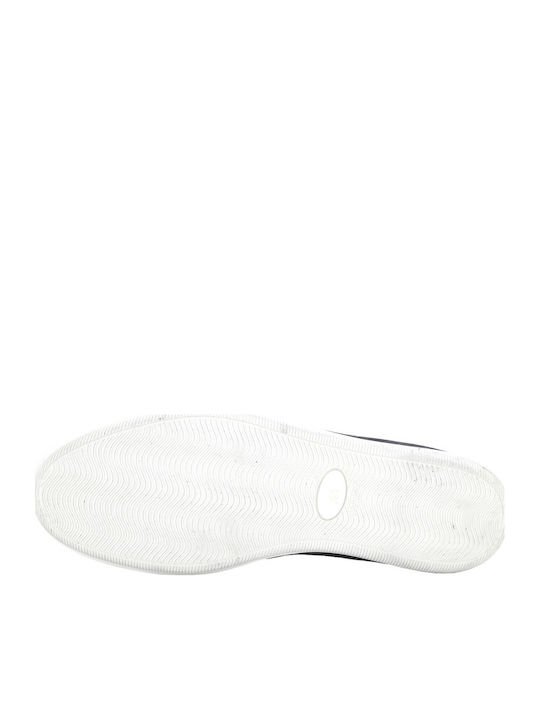 Loafers Mocasini Bărbați Din Catifea În Culoare Albastră