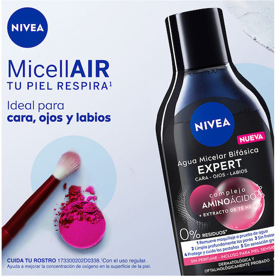 Nivea Skin Breathe Professional Лосион за Премахване на Водоустойчив Грим за Лице и Очи с Антиоксидантно Действие 400мл