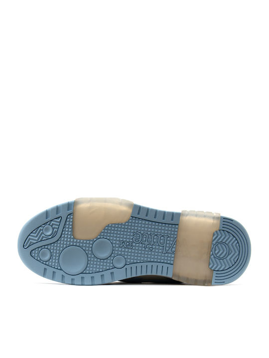 Men's Sneakers White-Light-Blue
