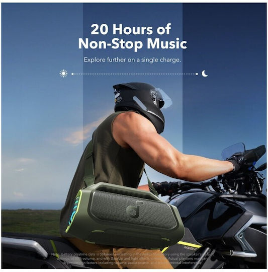 Soundcore Boom 2 Plus New Version Αδιάβροχο Ηχείο Bluetooth 140W με Διάρκεια Μπαταρίας έως 20 ώρες Πράσινο